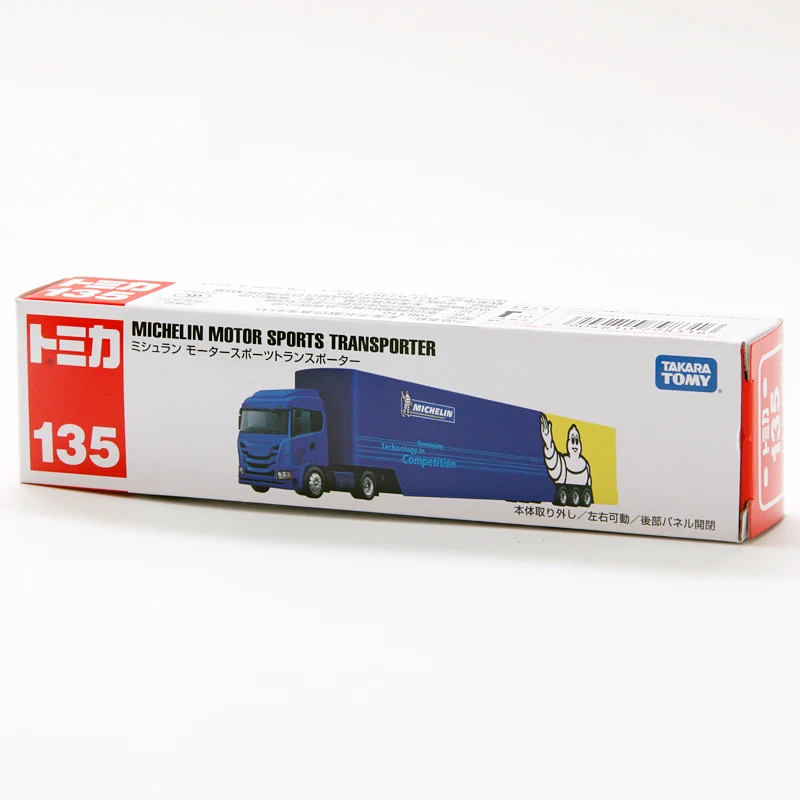 Takara Tomy Tomica Michelin автотранспортный Грузовик 15 см длинный металлический литый