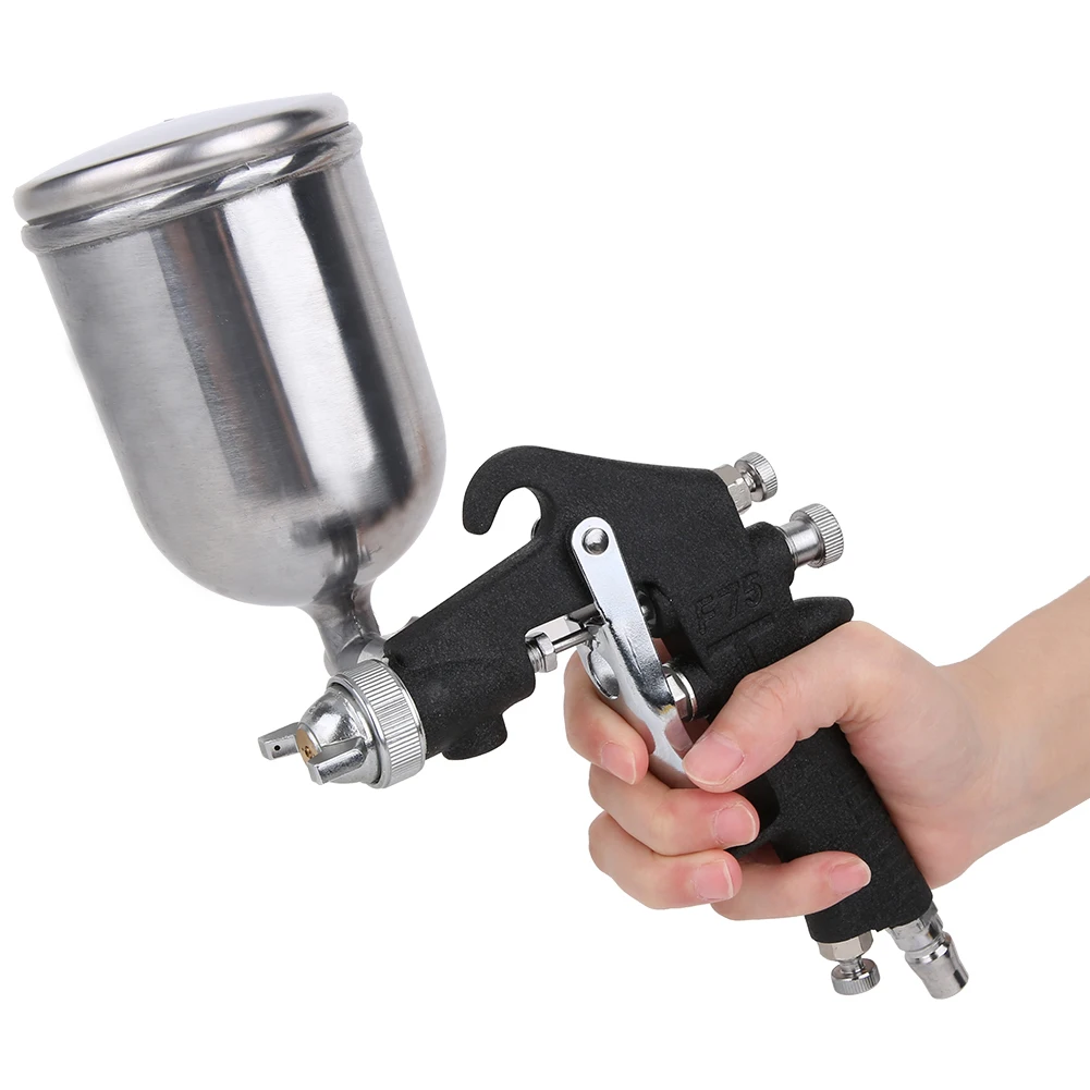 400 мл пневматический распылительный пистолет черный бриллиант матовый спрей F 75 G