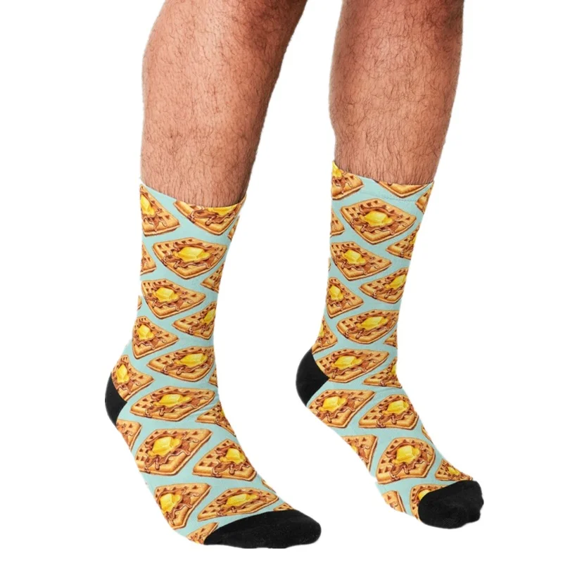 

Funny Socks Men harajuku Skull grass colorful pattern Printed Happy hip hop Men Socks Novelty Skateboard Crew Casual Crazy Socks