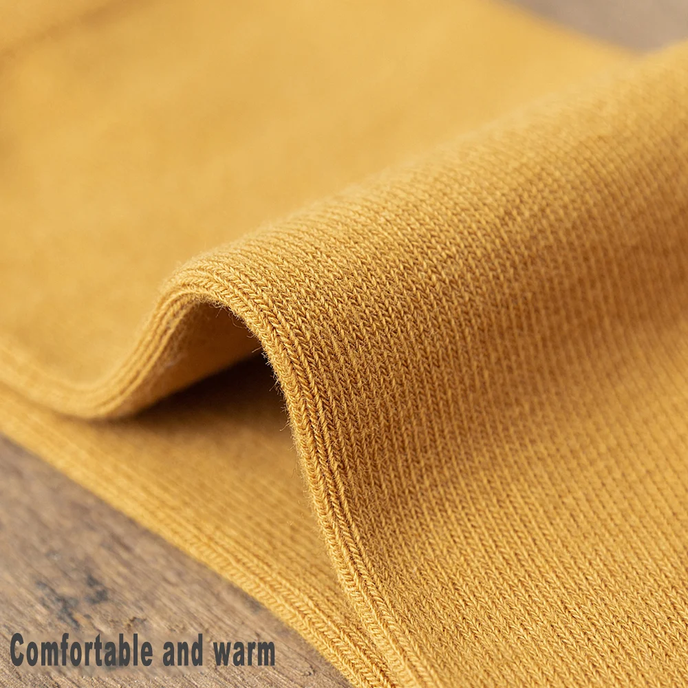 

2021 Autumn Winter Colorful Fashion New Men's Cotton Socks Long Business Happy Male Socks Meias Harajuku Thicken Warm Sokken Hot