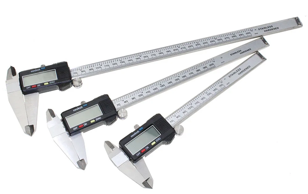 Цифровой штангенциркуль 0-150/200/300 мм 6 &quot8&quot 12 &quotиз нержавеющей стали электронный