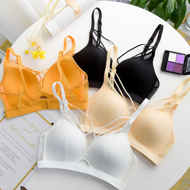 Комплект женского нижнего белья Roseheart кружевные хлопковые трусики-брифы без