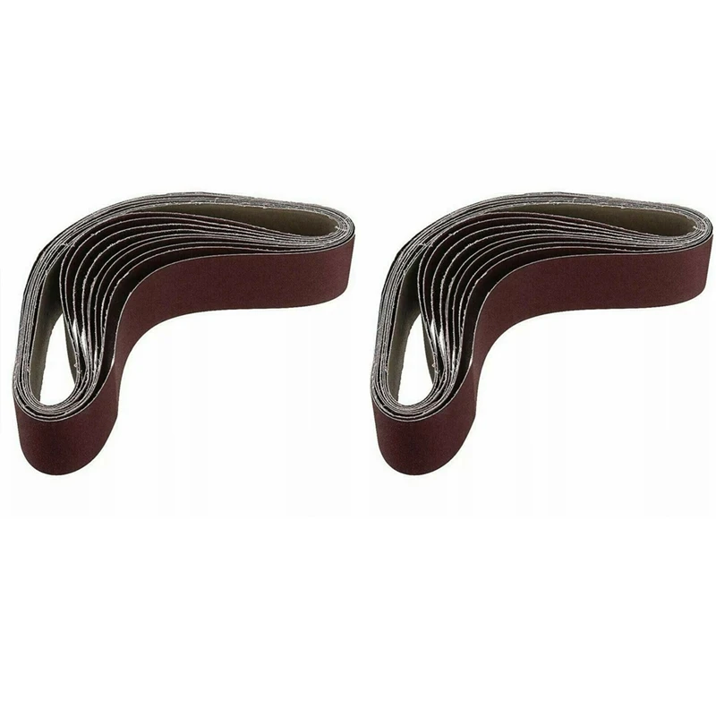 

20Pack 686X50mm Sanding Belts 600 Grit/ 320 Grit Aluminium Oxide Sander Sanding Belts