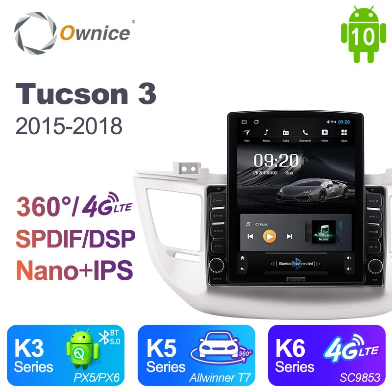 Автомобильная Мультимедийная система Ownice 2DIN Android 10 0 для Hyundai Tucson 3 2015