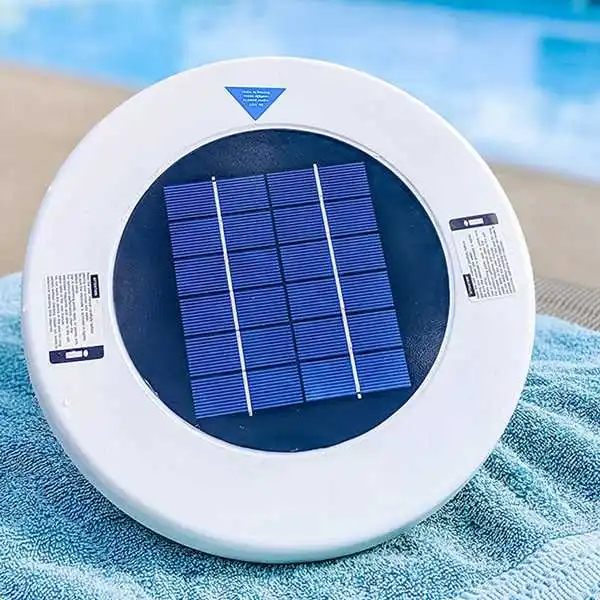 

Solar Pool Ionizer,Copper Silver Ion Swimming Pool Purifier Water Purifier,Kills-Algae Pool Ionizer for Outdoor Hot Tubs