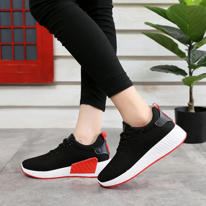 Новинка 2017 года стильная женская обувь в Корейском стиле Спортивная