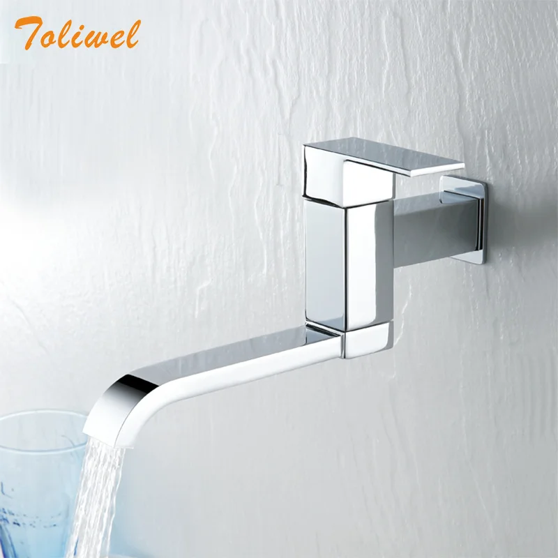 Смеситель для ванной комнаты настенный кран холодной воды ванны Водопад Носик