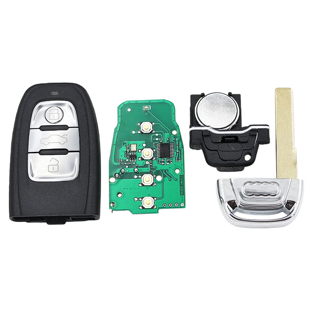 Смарт дистанционные брелки для ключей дистанционный ключ 3 кнопки 315/433/868 МГц 8T0 959