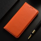 Чехол-книжка из натуральной кожи для Xiaomi Redmi Note 2 3 4 5 6 7 8 8T 9 9S Pro Max K20 K30 Pro S2 Go