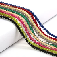 hot sale natural stone small faceted beads spinel loose beads for jewelry making diy necklace bracelet earring accessories