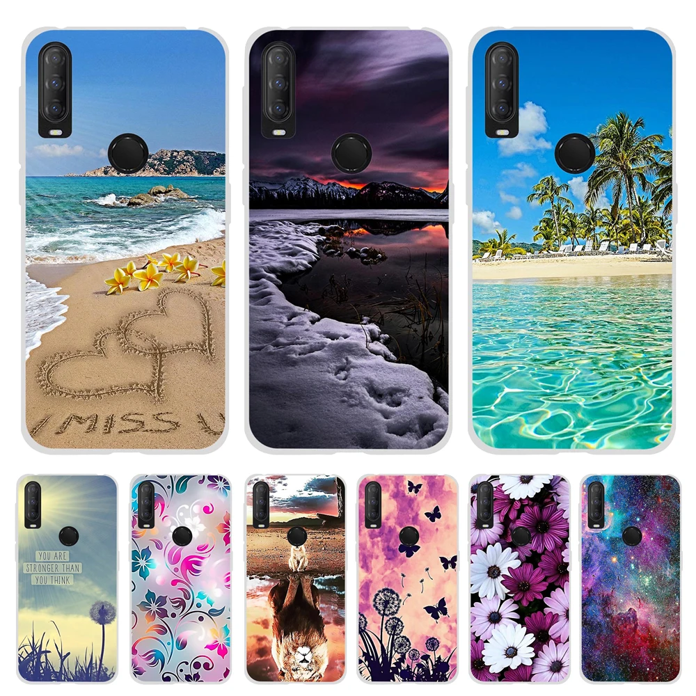Для Alcatel 1 S 3L 2020 чехол мягкий TPU силиконовый для Декорации 3 L бампер | Мобильные