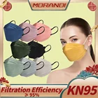 Маска ffp2 fpp2 homologadas New Morandi дыхательная KN95 маска для лица kf94mask маска n95mask маска для ресниц ffp3, 10-100 шт.