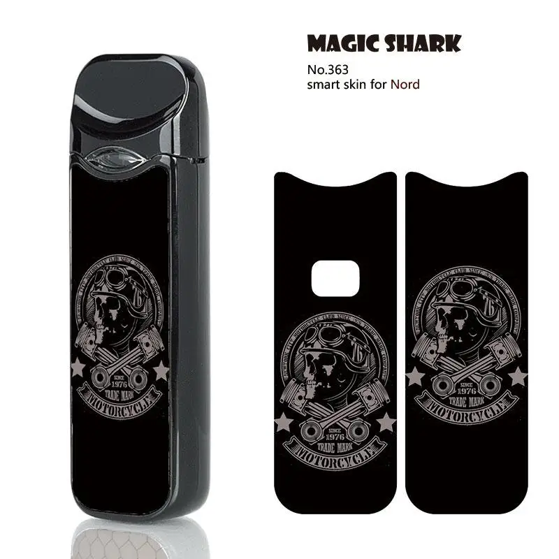 Чехол Magic Shark с высоким качеством ПВХ 2.5D стерео рождеством панк черепом наклейка