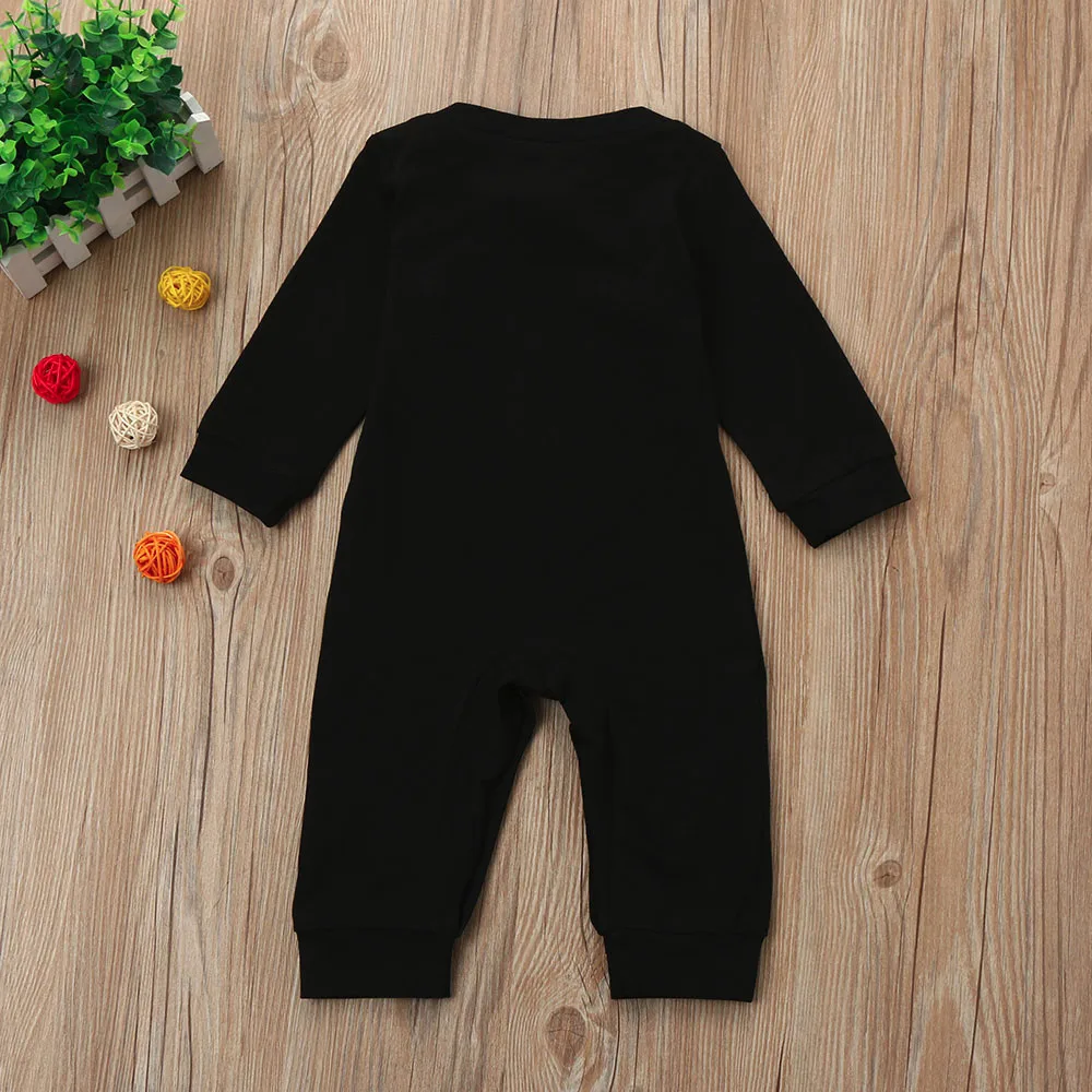2019 новый стиль модный однотонный комбинезон для новорожденных младенцев с