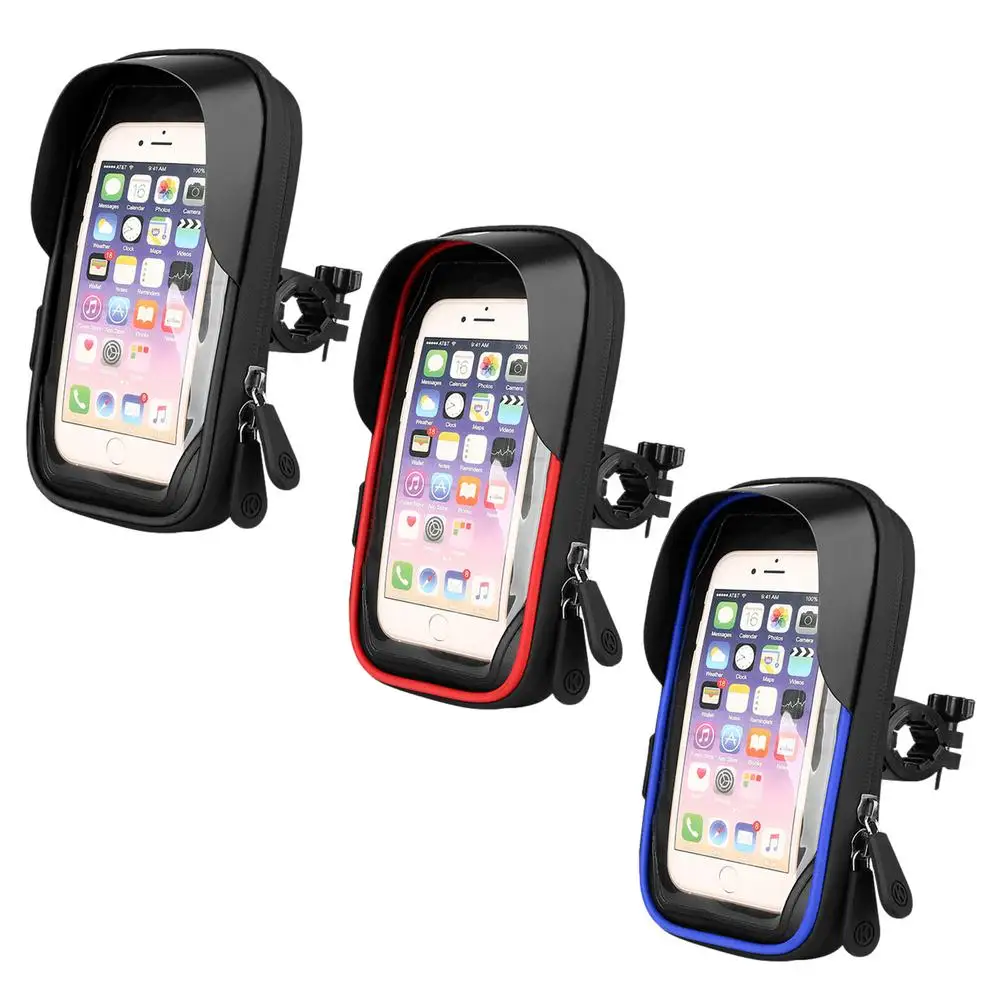 

Motorcycle Mobile Phone Holder 360-degree Rotatable Waterproof Navigation Bracket With Touch Screen For Motorcycle Accessories