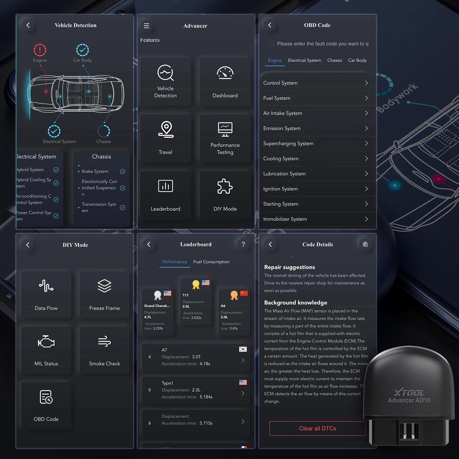 Диагностический сканер XTOOL AD10 Bluetooth 4 2 OBD2 для IOS/Android | Автомобили и мотоциклы