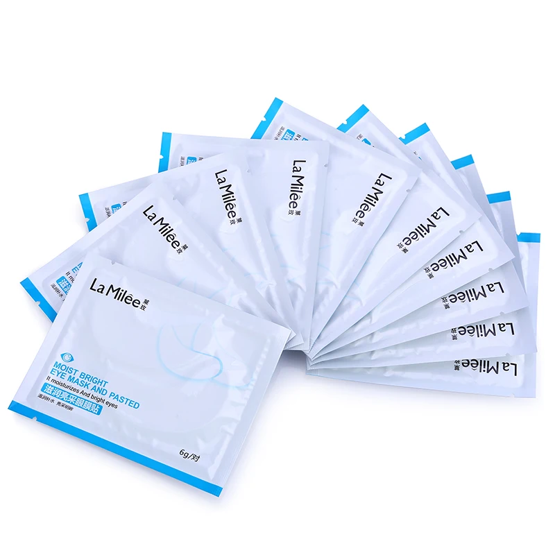 

5 упаковок = 5 пар кристальных коллагеновых масок для глаз с кристаллами, пластырей для век, против морщин, влаги под глазами, средство для уда...