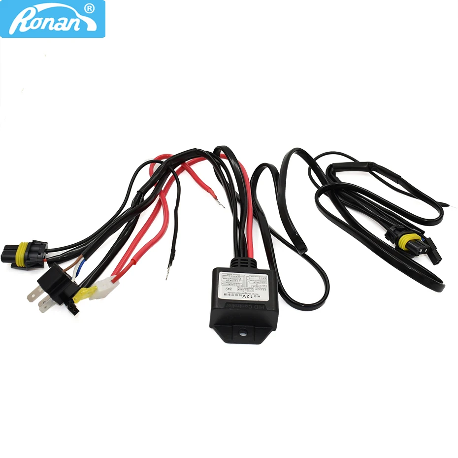 1 шт. ксеноновые HID фары реле жгута проводов контроллер для H4Hi/lo 9007Hi/Lo, H13Hi/Lo Биксеноновые линзы проектора дальнего ближнего света