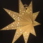 Открытая бумажная Крышка для фонаря, 45 см, в форме звезд, освещенная бумага, складной стиль, чехол для праздничного фонаря, фонарь для вечеринок Крышка для фонаря