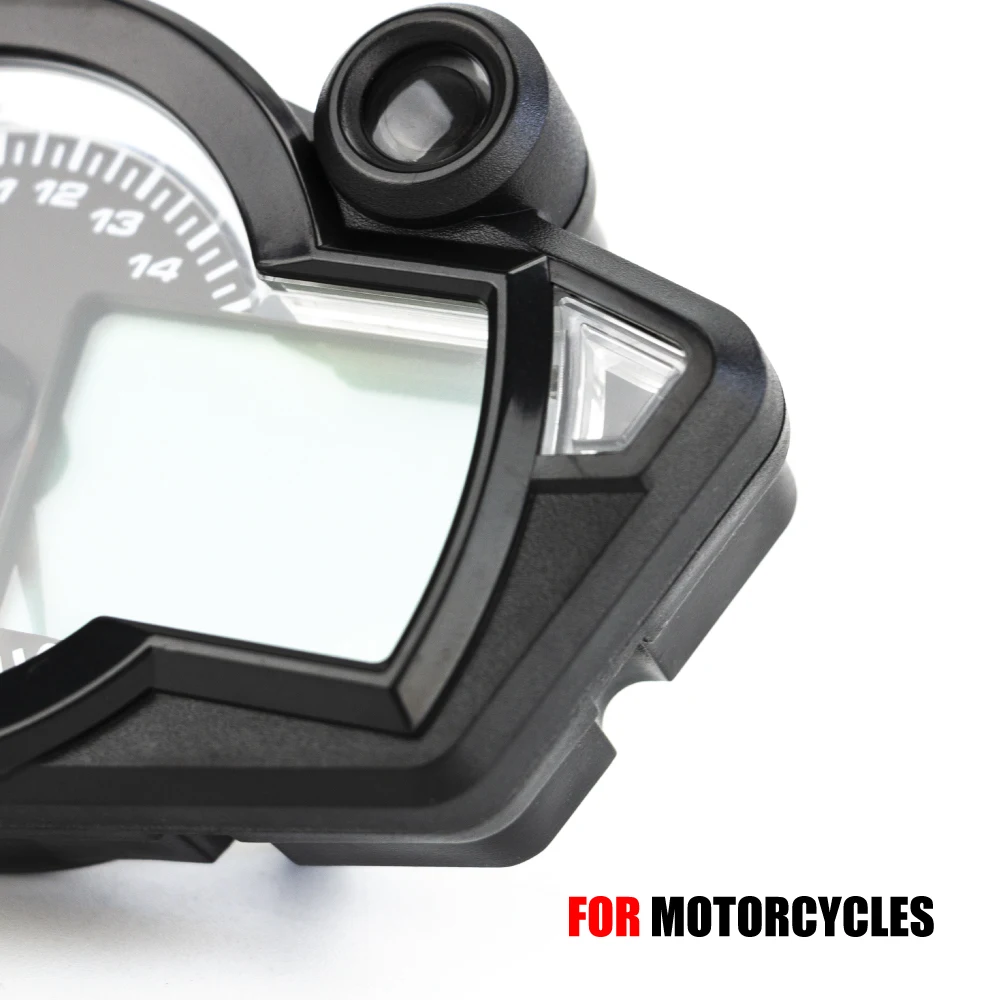 Универсальный цифровой спидометр и одометр Universal RPM Motorcycle Meter Speedometer Digital Odometer для мотоциклов с двигателями на 2 и 4 цилиндрах BMW Honda Yamaha Kawasaki Suzuki.