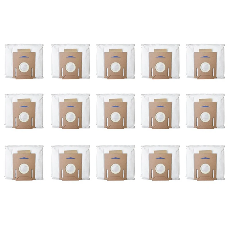 

HOT！-15Pcs for ECOVACS DEEBOT OZMO T8 Robot Vacuum Cleaner High Capacity Leakproof Dust Bag Replacement Accessories Parts Kit