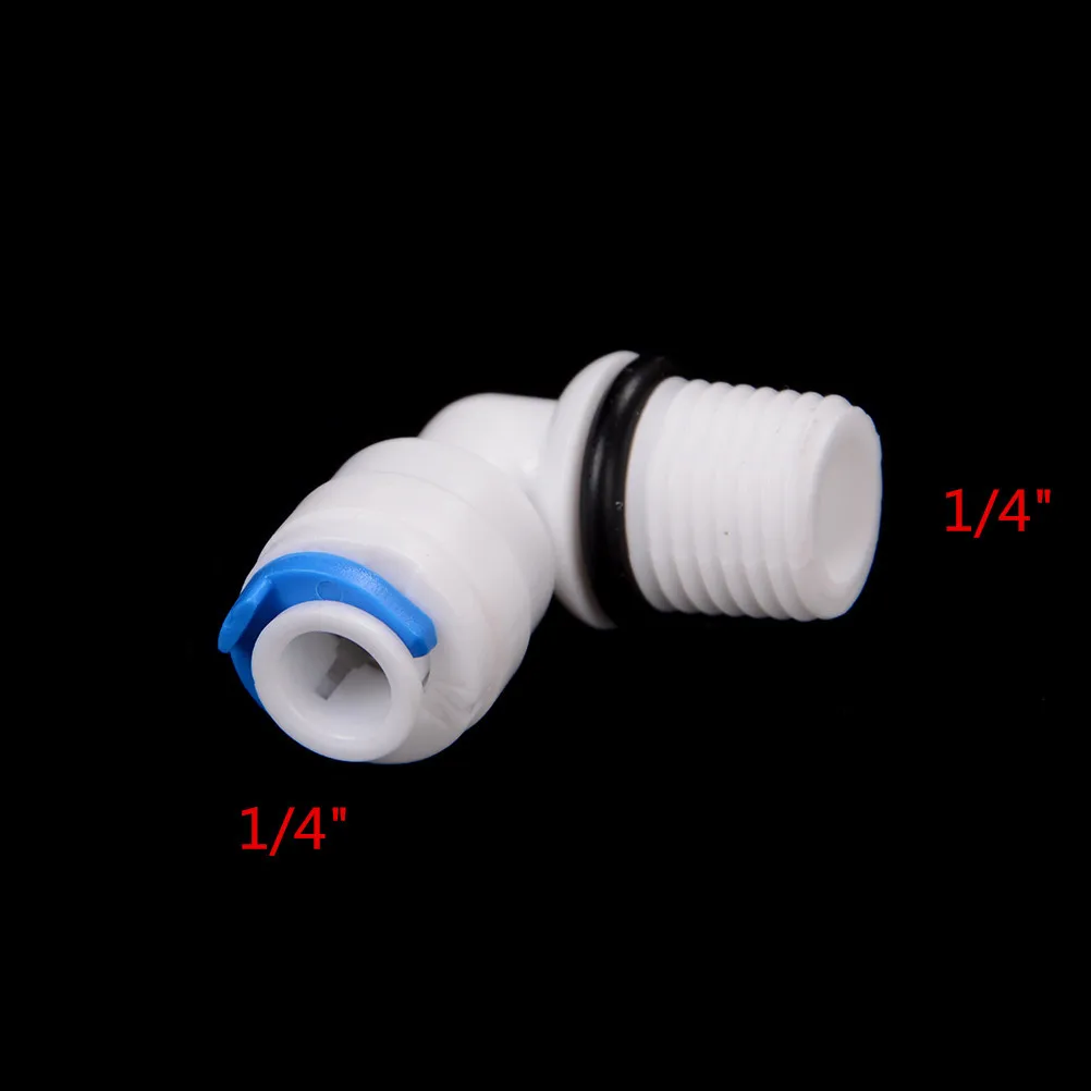 ZLinKJ 5 шт. 1/4 &quotнаружная резьба-1/4&quot OD трубка RO очиститель воды обратный осмос