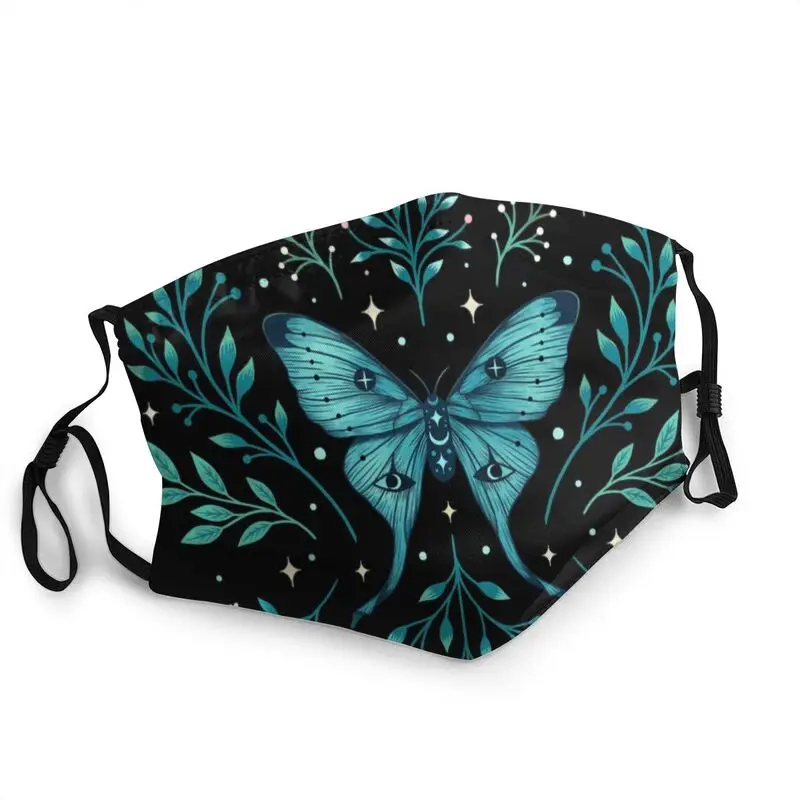 

Маска для лица многоразовая Пылезащитная для взрослых, с изображением мистической Луны