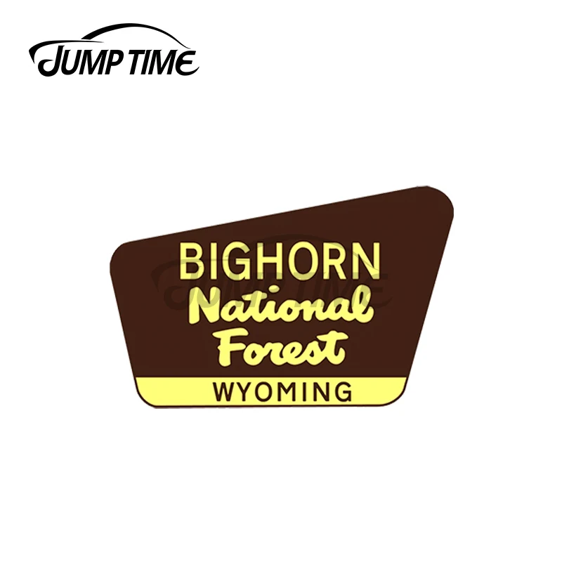 Водостойкая виниловая наклейка 13x4 7 см BIGHORN NATIONAL FOREST WYOMING кемпинг туризм