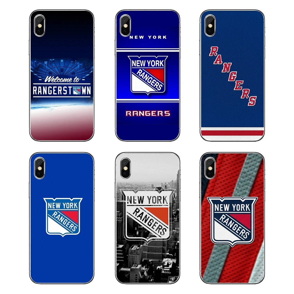 Soft Transparent Shell Covers For Xiaomi Redmi 4X S2 3S Note 3 4 5 6 6A Por Pocophone F1 Mi Ice Hockey new york Rangers |