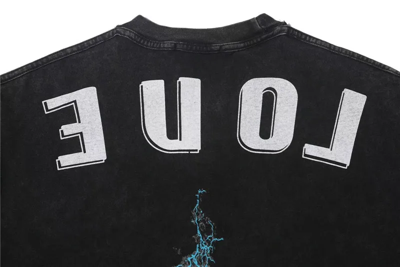 Футболка ASKYURSELF 2020SS Мужская/женская оверсайз стильная Свободная рубашка на