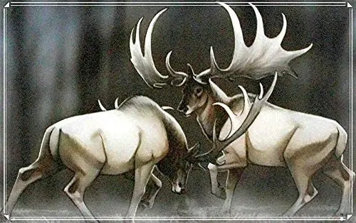 

Moose Animal Tin Metal Sign Elk Tin Metal Sign Cafe Bar Pub Home Wall Decor 12X16 inches