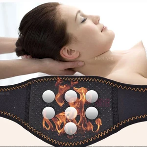 Шейный бандаж для шеи с горячим компрессом, самопроизвольный теплый домашний уход, шейный плечо, магнитная терапия, воротник для шеи