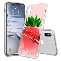 original cute sweet lime strawberry fruit case for iphone 11 12 13 pro xs max 7 8 plus x xr se 2020 soft shockproof back cover