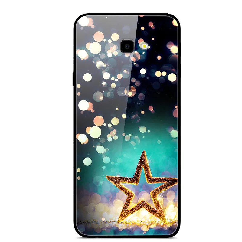 33 Для samsung J4 Plus чехол закаленное стекло твердая задняя крышка для samsung Galaxy J4 Plus чехол J 4 Plus A20E A2 Core Note 10 Plus - Цвет: 33