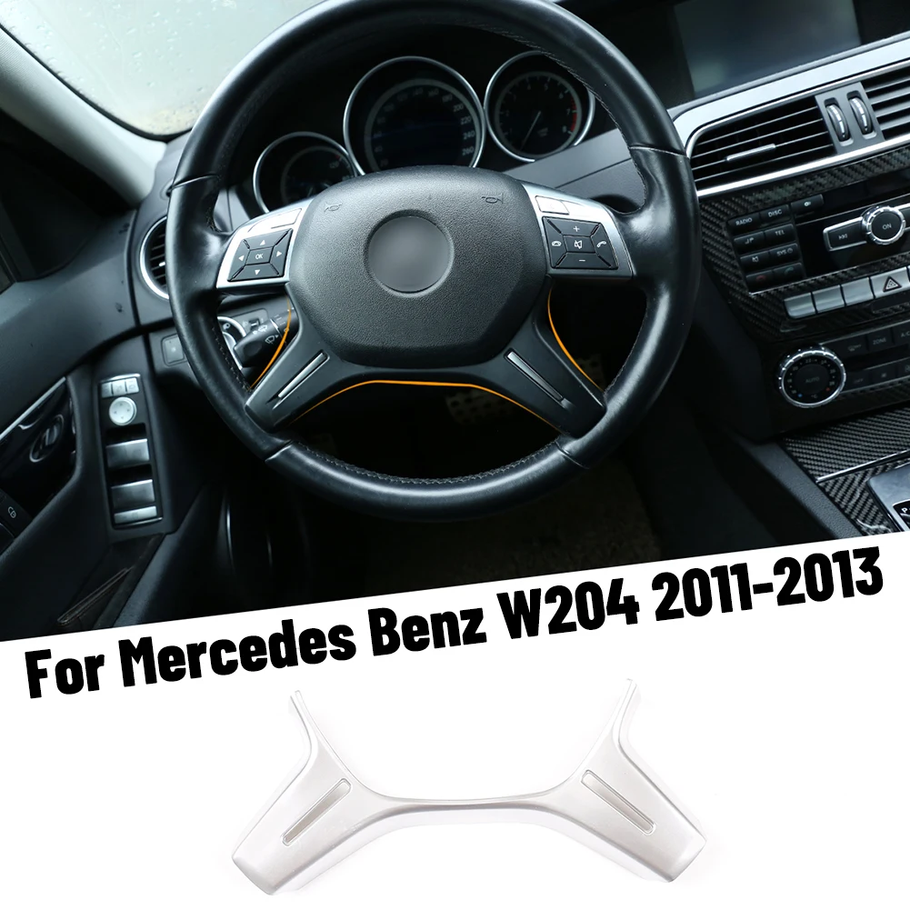 Car Steering Wheel Paddle Shift Decoration Sticker Auto Trim Cover For Mercedes Benz E ML GL Class W204 C180 C200 2011-2013 | Автомобили и