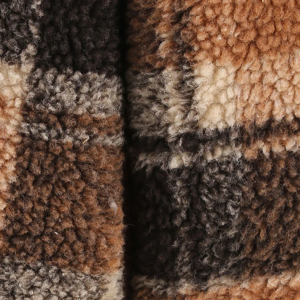 ZAFUL Ретро Повседневная Женская куртка женское клетчатое короткое пальто из искусственного меха зимняя куртка женская верхняя одежда с широкой талией зимнее пальто Новинка