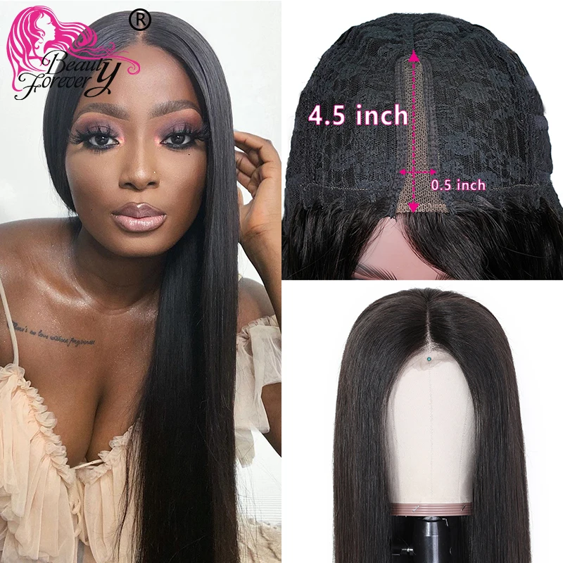 Beauty Forever 4x4 парики шнурка бразильский прямой парик с волосами младенца Remy
