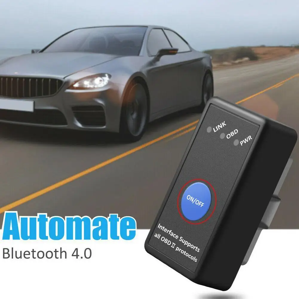 Диагностический сканер OBD2 Elm327 компактный автомобильный диагностический прибор