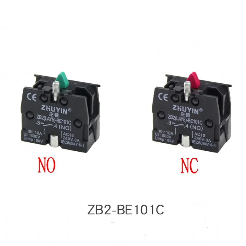 1 шт. кнопочный переключатель контактный номер ZB2 BE101C / NC XB2 BE101C|Выключатели| |