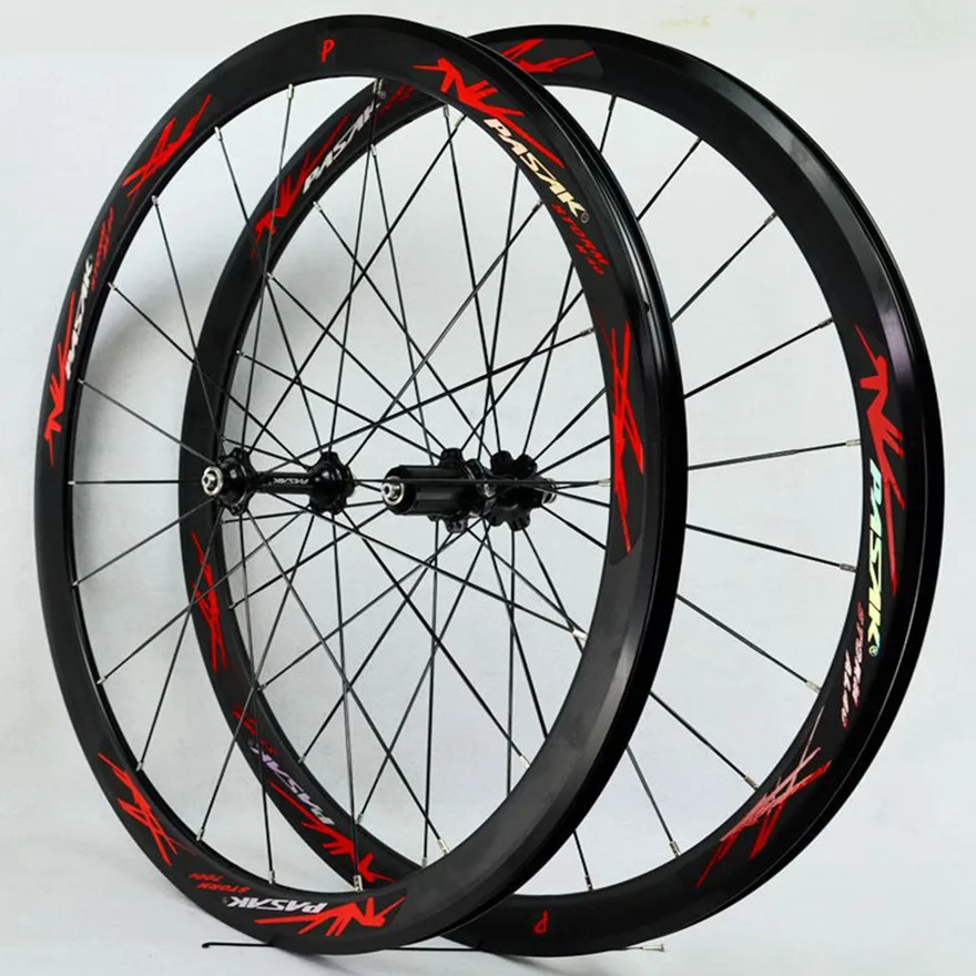 Дорожный велосипед 40 мм полоса плоских спиц ультралегкий герметичный подшипник