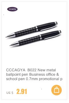 CCCAGYA A325, китайская металлическая гелевая ручка, 0,5 мм, наконечник для обучения, офиса, школы, канцелярские принадлежности, подарок, роскошная ручка для отеля, шариковая ручка для делового письма
