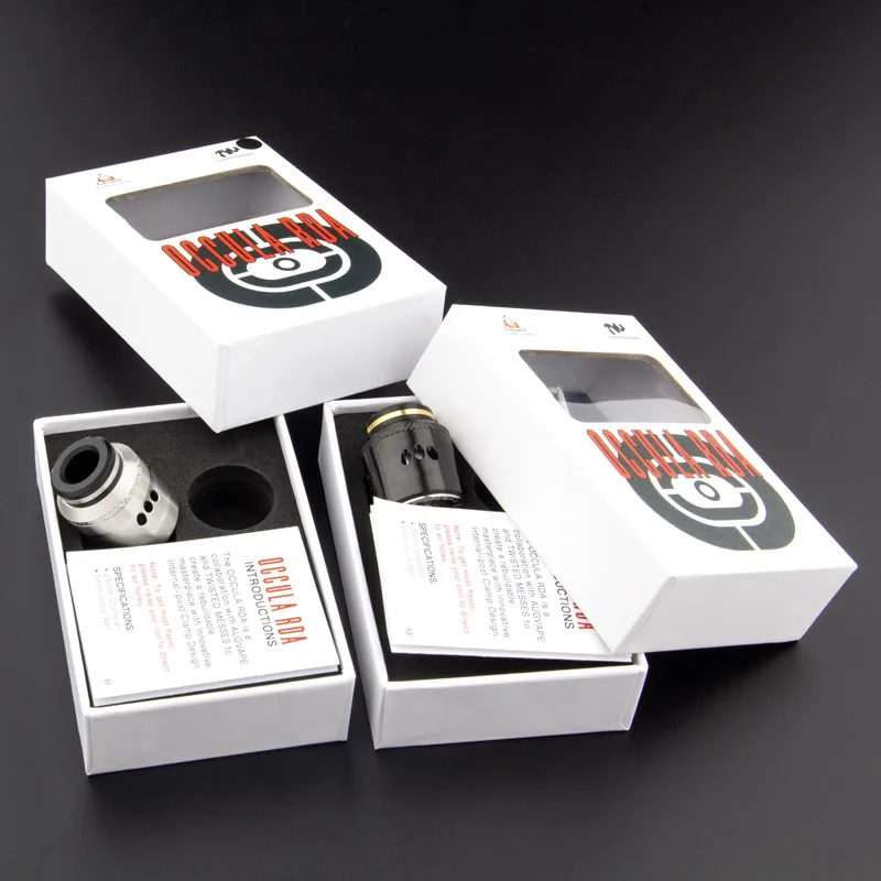 Оригинальный испаритель Augvape Occula RDA Tank атомайзер для восстановления вейпа 24 мм