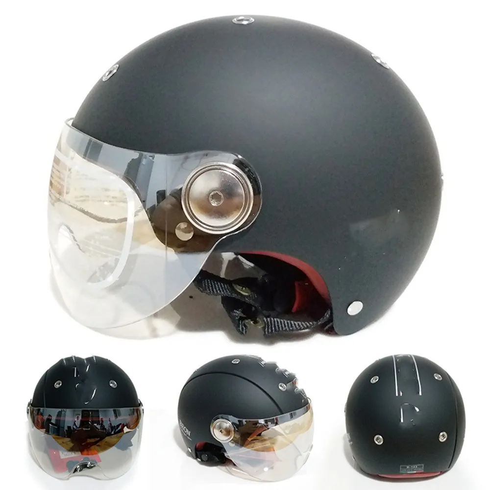 

High-end fashion motorcycle helmet electric vehicle helmet summer helmet half helmet four seasons general men and women B-103