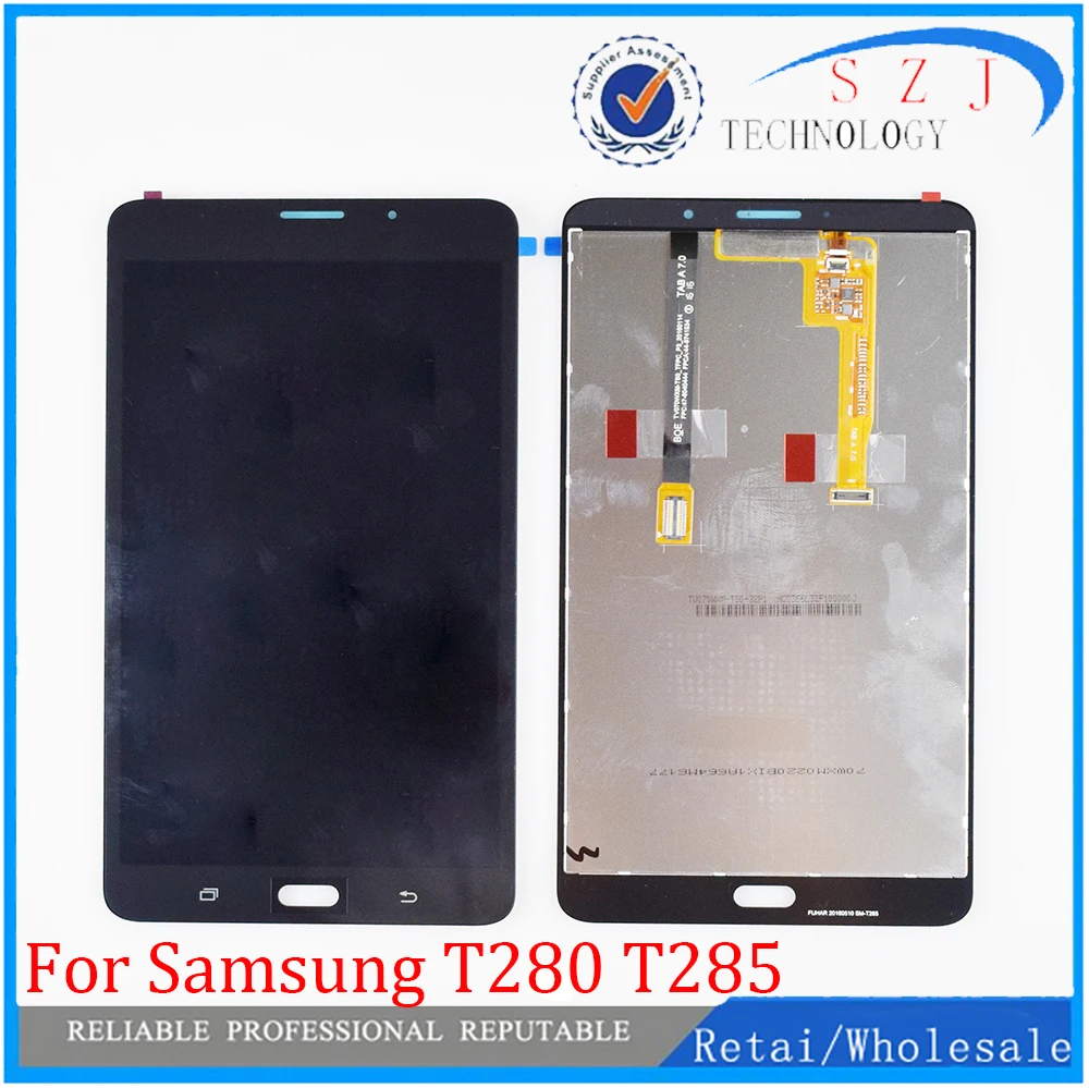 Новый 7 ''для Samsung Galaxy Tab A 0 2016 SM T280 T285 ЖК дисплей сенсорный экран дигитайзер для