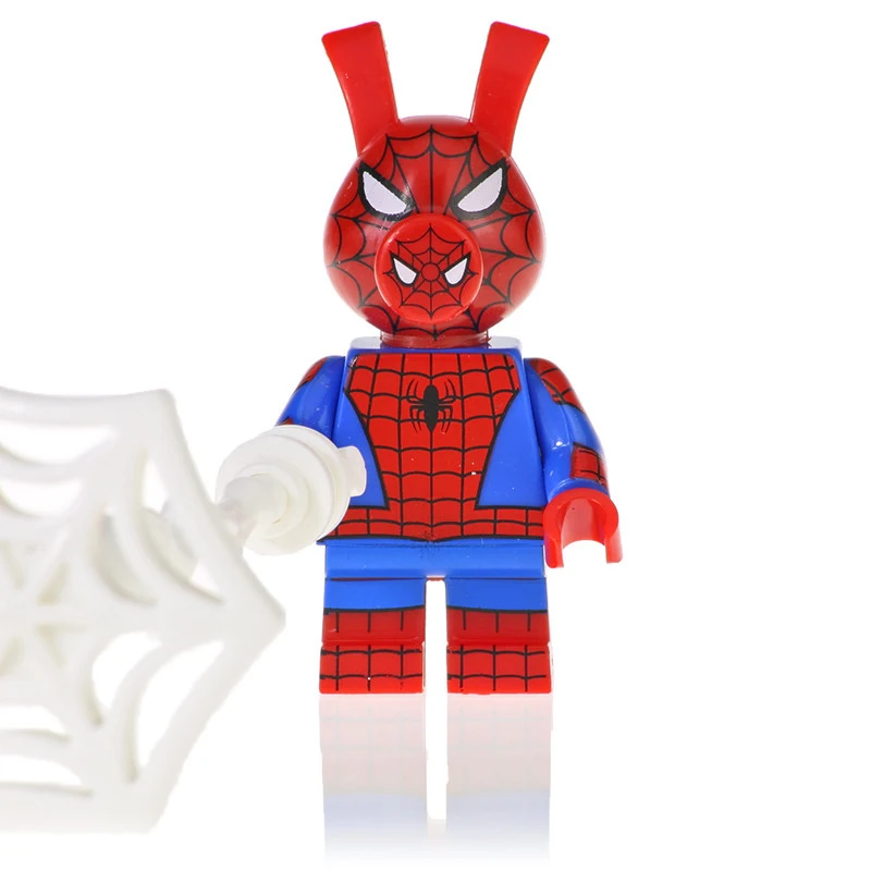 KF6085 совместим с Legoingly супер британская свинья серии костюм Человека-паука