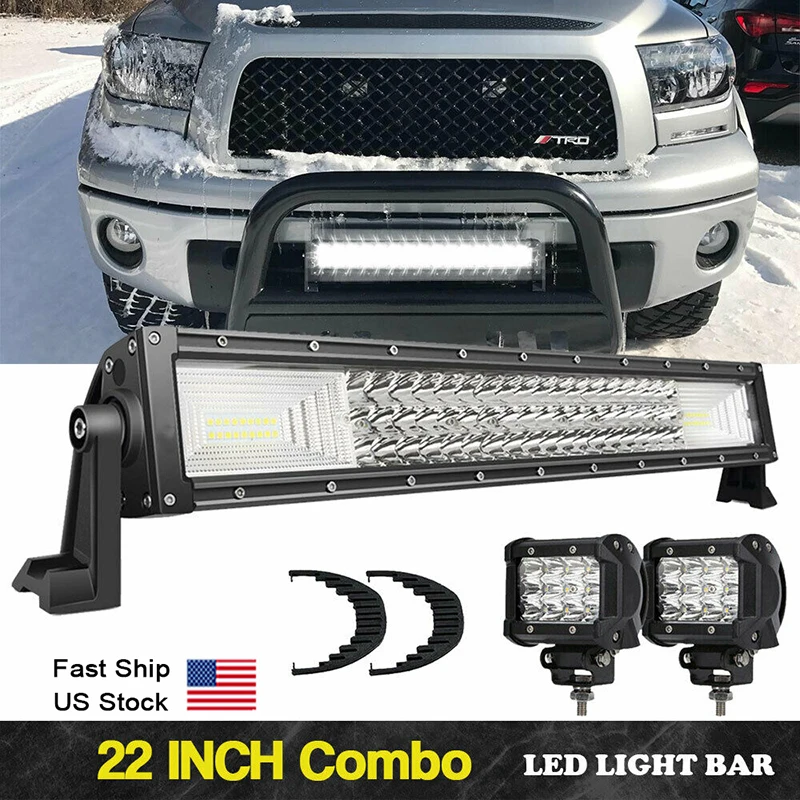 В наличии в США! 22 &quotтрехрядный светодиодный светильник для Polaris Sportsman/RZR Offroad SUV ATV