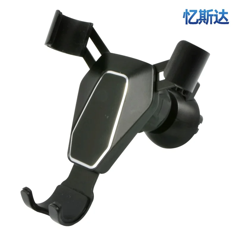 Eagle Gravity Holder Black Металлический бортовой автомобильный держатель телефона автомобиль установлен на выходе воздуха автомобиля мобильного телефона Кронштейн Автомобильный подвесной держатель - Color: Eagle Gravity Holder Black