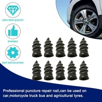 10pcs universal vehicle vacuum tire repair tubeless tire repair rubber nails screwdriver repair tool accessories sl