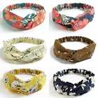 Повязка на голову в цветочек женское летнее шифоновое Лилия женские аксессуары для волос крест эластичные резинки для волос леди Жасмин макияж повязка на голову CC01