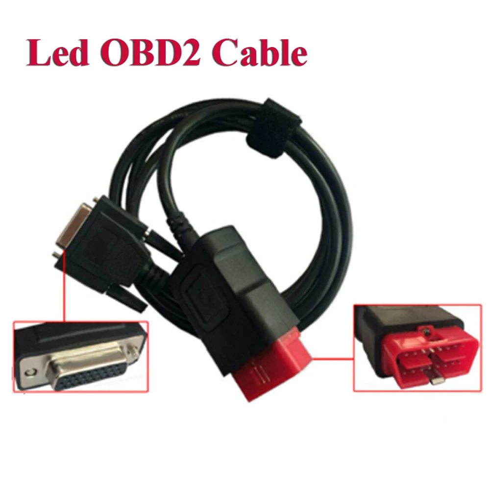 Кабель obd OBDII светодиодный кабель OBD2 подходит для автомобиля дельфина tcs vd vci multidiag